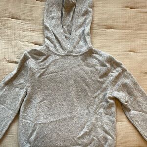 100% cashmere Babaton cropped & hooded sweater